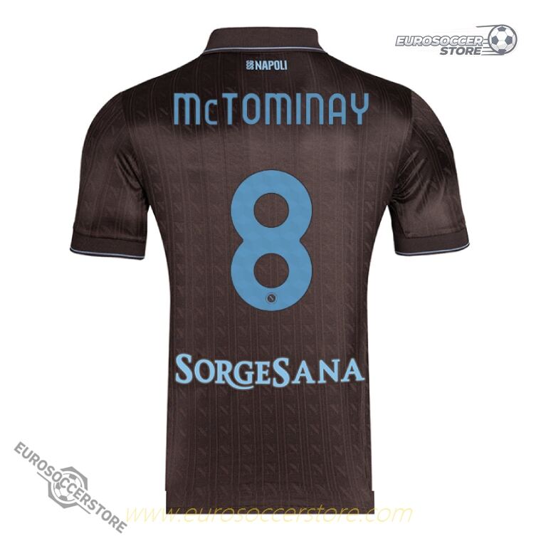 Napoli 25-26 Season Third Jersey with McTOMINAY 8 Printing