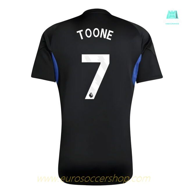 2025-2026 Man Utd EU Training Jersey (Black) - Kids (Toone 7)