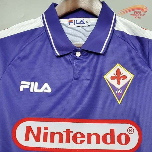 Fiorentina 98 to 99 First Choice Soccer Jersey