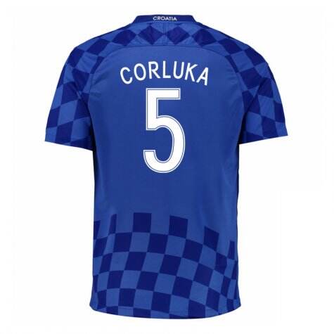 Croatia Away 2016 Corluka 5 Soccer Jersey Shirt - Official Replica