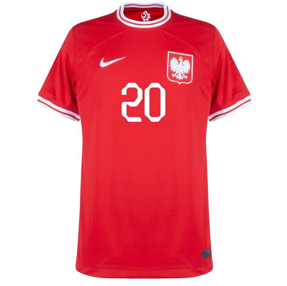 ZIELINSKI 2022 WORLD CUP POLAND AWAY JERSEY