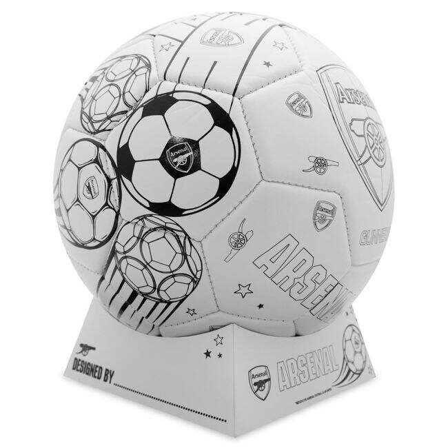 Arsenal FC 'Colour In' Mini Football Set (Fan Favorite)