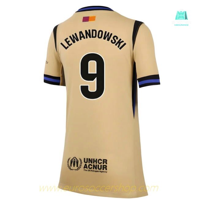 2025-2026 Barcelona Away Shirt (Kids) (Lewandowski 9)