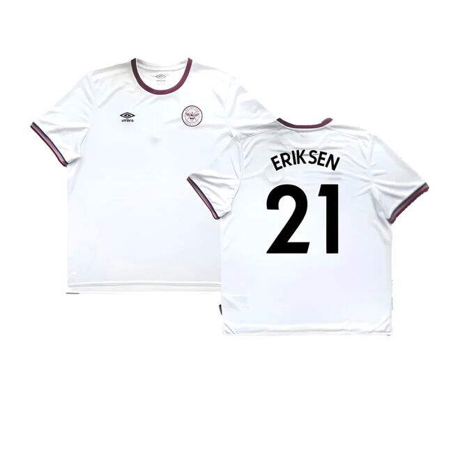 Brentford 2021-22 Third Shirt ((Excellent) 3XL) (ERIKSEN 21)