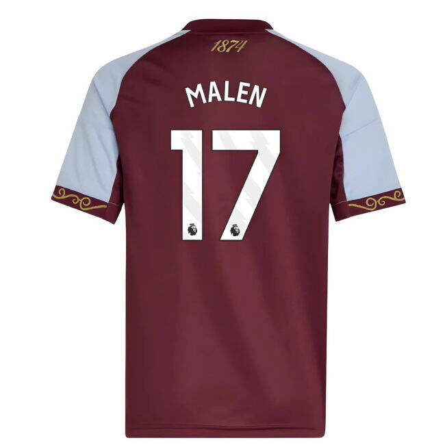 2025-2026 Aston Villa Home Shirt (Kids) (Malen 17)