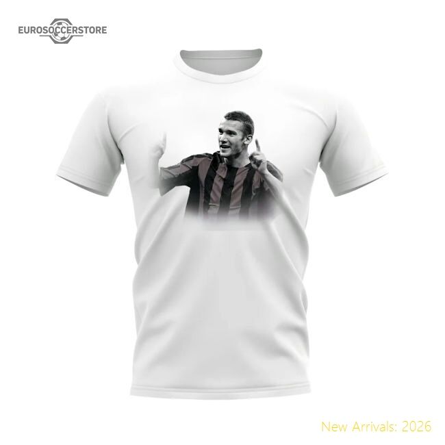First-class Andriy Shevchenko Ac Milan Legend Fan T-shirt (white)