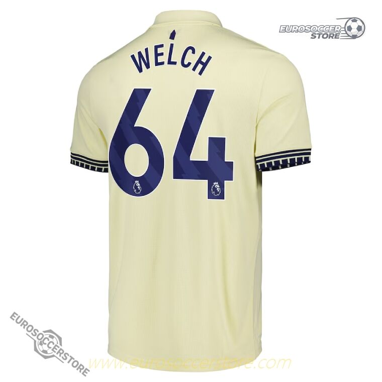 Everton's 25-26 Season Away Jersey - WELCH 64 Edition