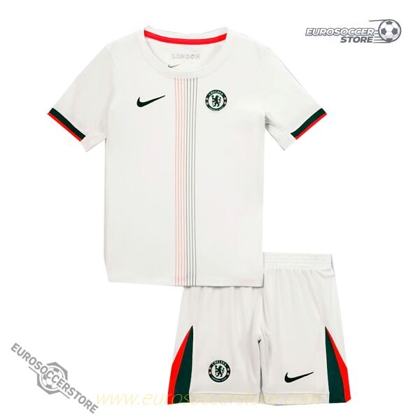Youngsters' Chelsea Away Football Kit for the 25-26 Season