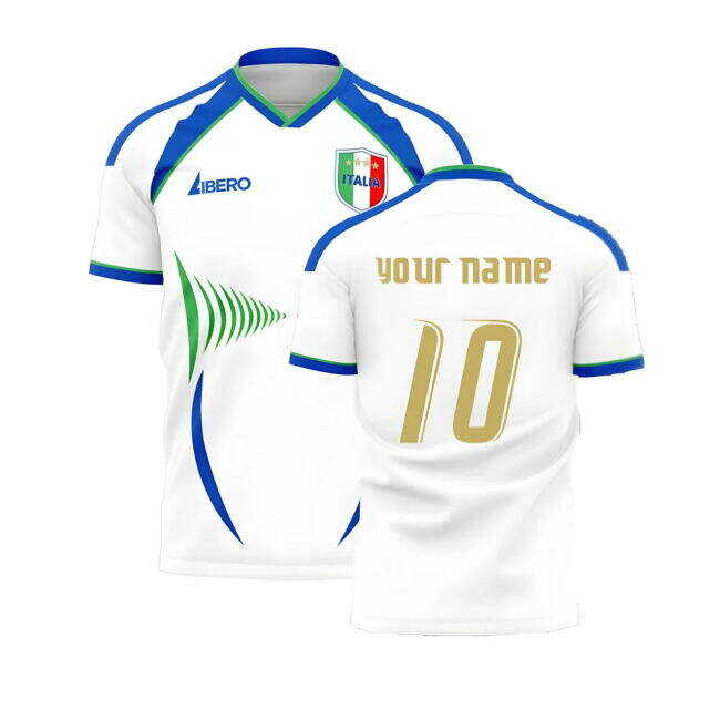 Light And Easy To Use Italy 2006 Style Away Concept Shirt (Libero) (Your Name) Playful