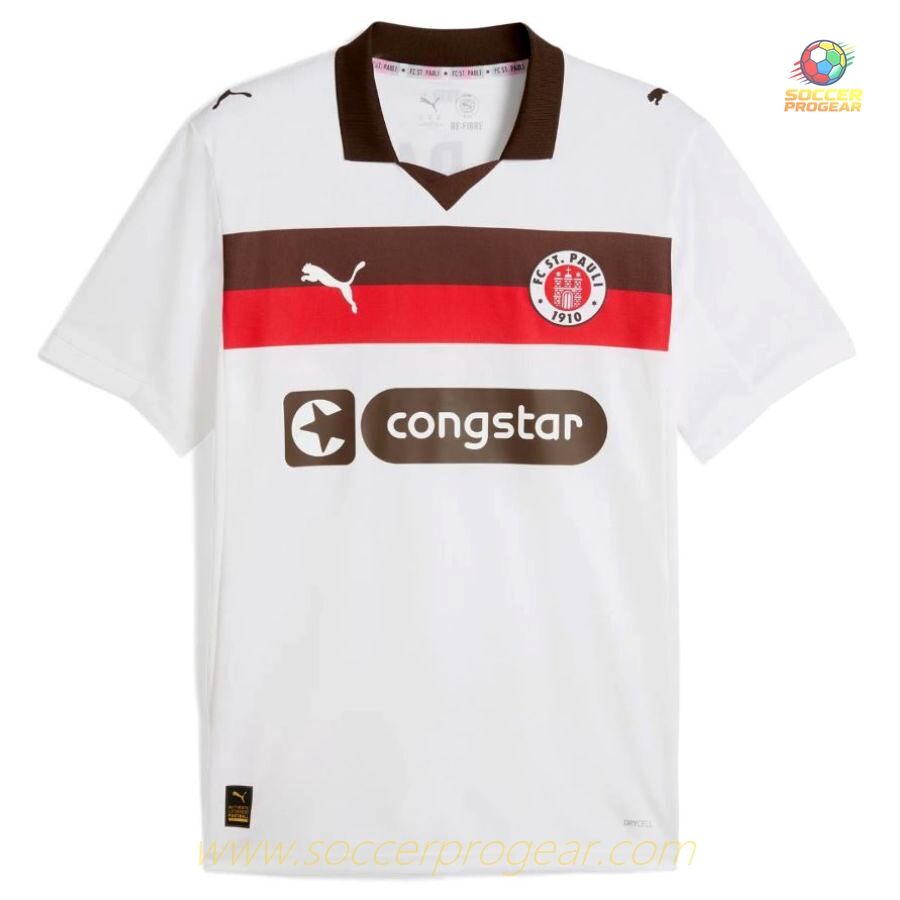 Soccer Team Shirt St. Pauli Away 2025-26 Edition
