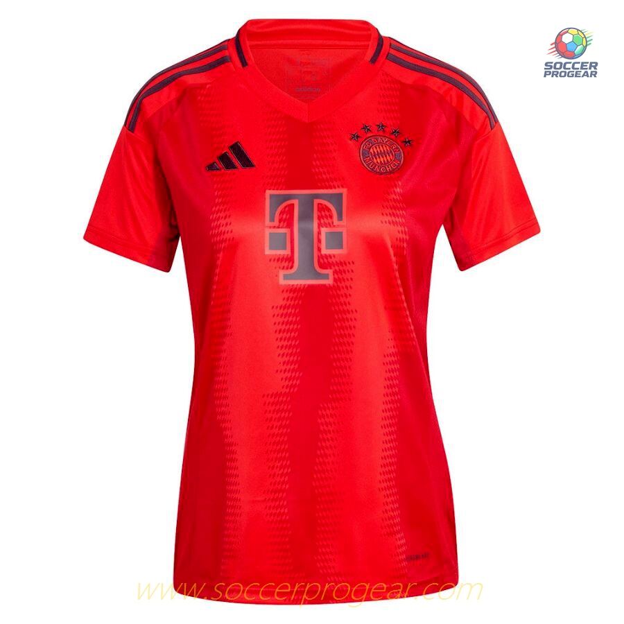 Bayern Munich Home Soccer Football Jersey 2024-2025 Season Ladies
