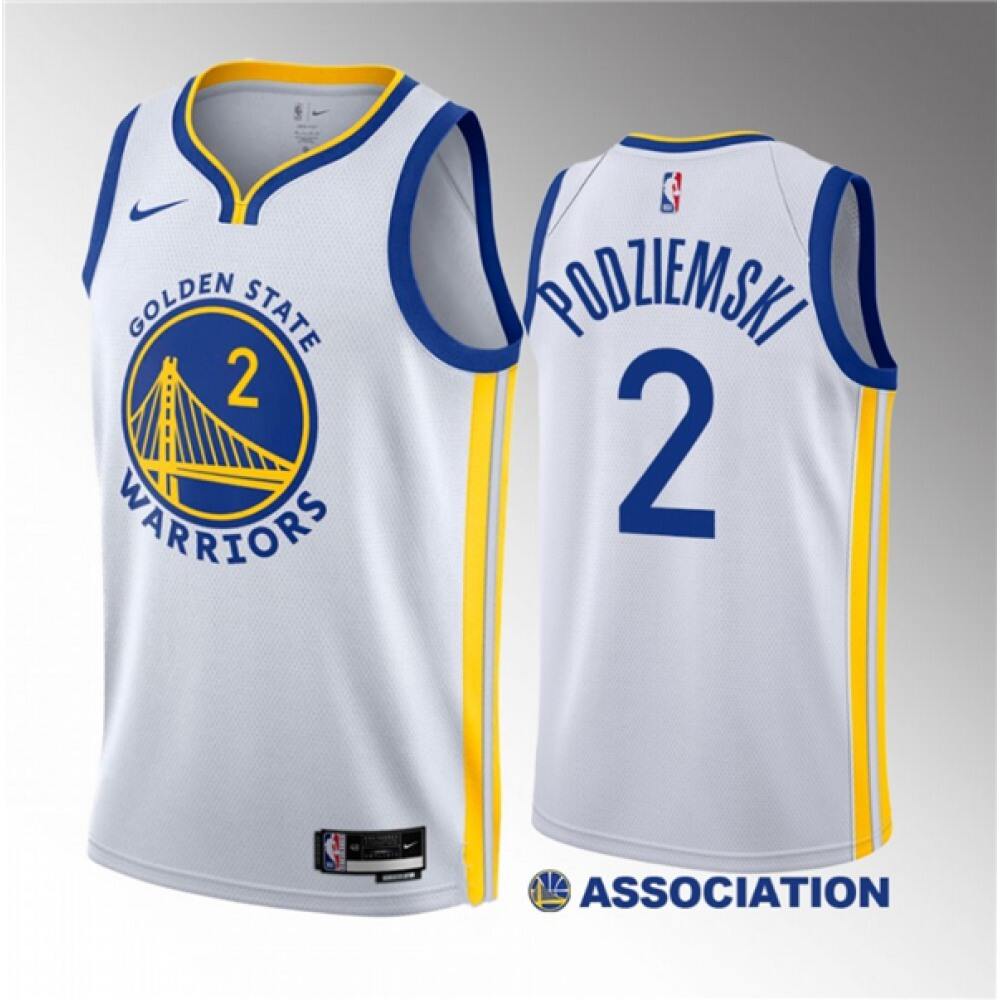 Official 2 Golden State Warriors White Jersey - - NBA Collection