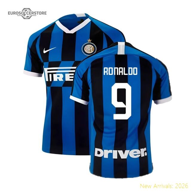 First-class Inter Milan Home Ronaldo Jersey 2023-2024 Moisture-wicking