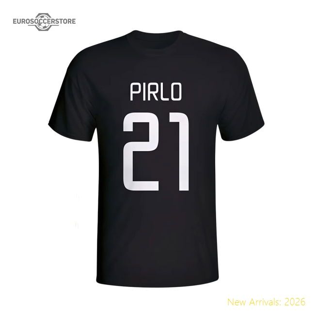Excellent Andrea Pirlo Black And Whites Hero T-shirt (black) - Kids
