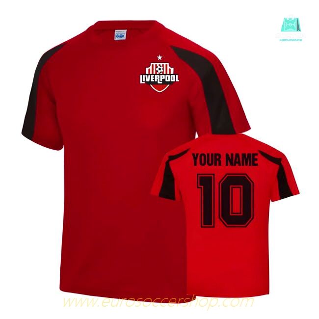 Your Name Liverpool Sports Training Jersey (Red)