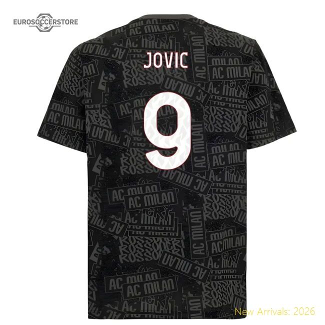 Ac Milan Calcio Jovic Home Top-tier Jersey Adidas Climacool