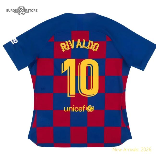 Premium Barcelona Home Rivaldo Jersey 2025-2026 Durable