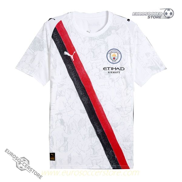 Manchester City's KidSuper Edition Football Jersey for the 25-26 Season