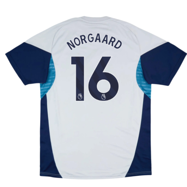 2025-2026 Arsenal Training Top (Grey Two) (Norgaard 16)