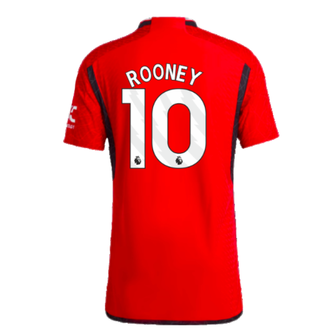 retro 2023-2024 Man Utd Authentic Home Shirt (Rooney 10)