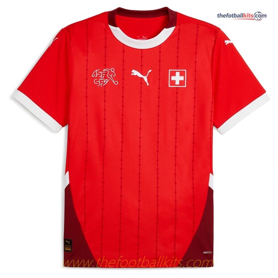 Switzerland Home Football Shirt 2024 Collection