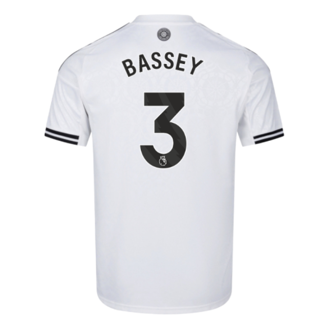 2025-2026 Fulham Home Retro Jersey - Exclusive Modern Bassey 3 Ad#982