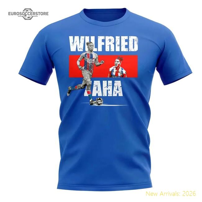 Wilfried Zaha Player Collage T-shirt (blue) - Excellent Value