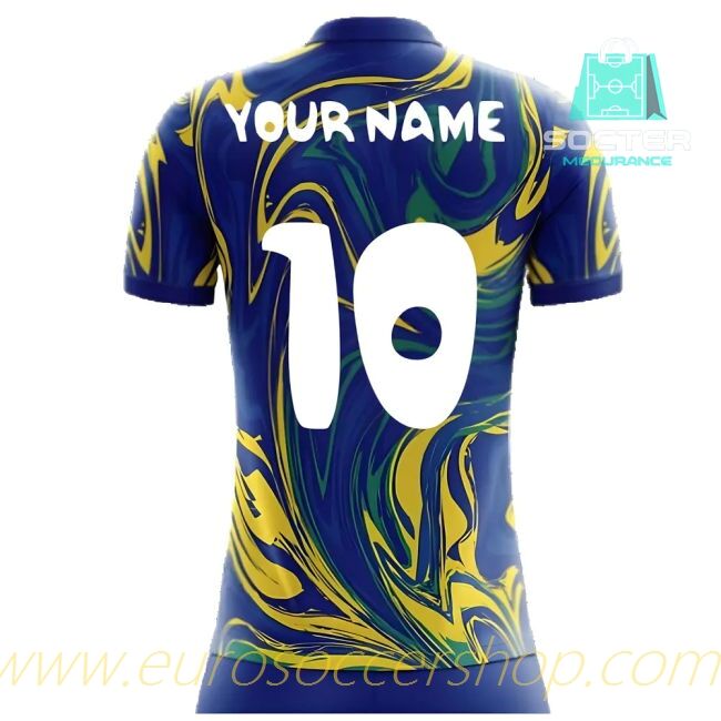 Official 2025-2026 Season Seleção Brasileira Away Kit (Your Name)