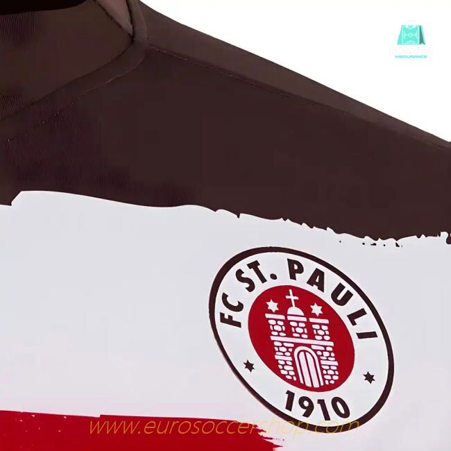 2017-2018 St Pauli Home Football Shirt