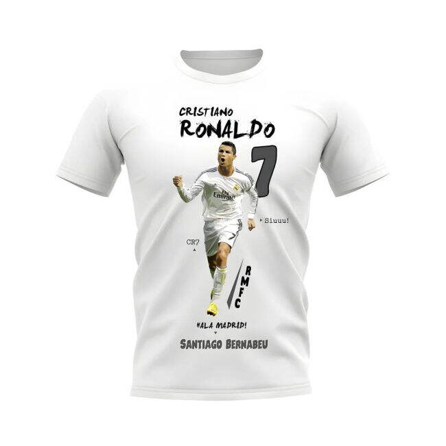 RM Football T-Shirt (White) Antibacterial Moisture Wicking