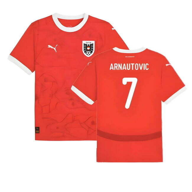 Arnautovic 7 Austria International Team Fashionable Home Match Shirt