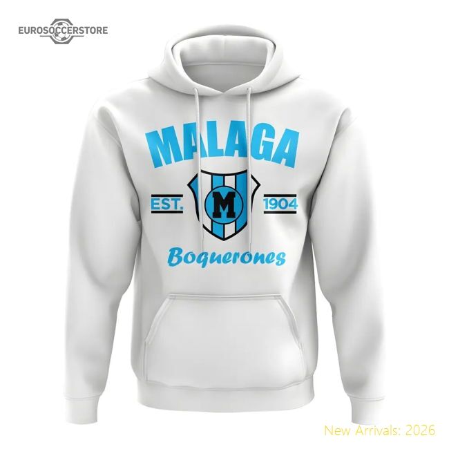Trending Match-Day Malaga Established Football Hoody (White)