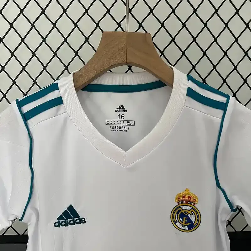 2017-2018 Kids Real Madrid Jersey retro kit