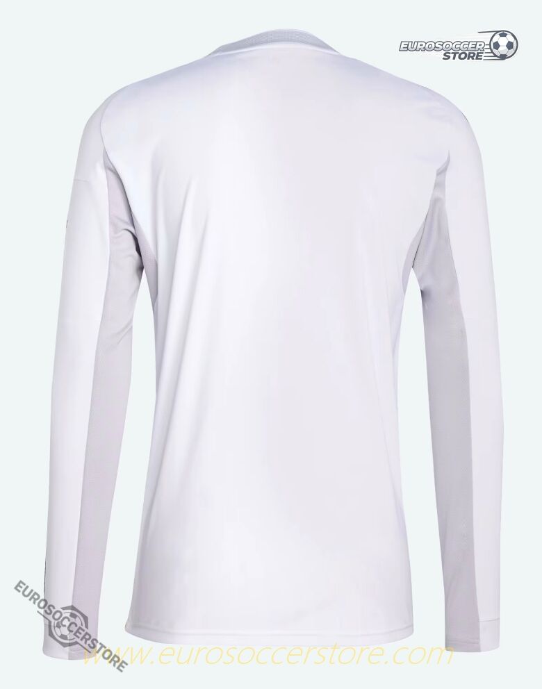 Real Madrid's 25-26 Season Home Long Sleeve Football Jersey