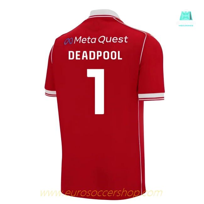 2025-2026 Wrexham Home Shirt (Kids) (Deadpool 1)