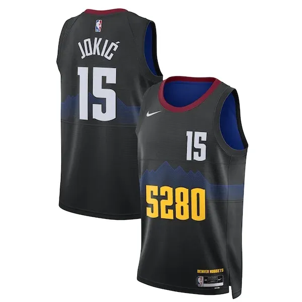 Nikola Jokic DEN Swingman Jersey - exclusive NBA - Black basketball