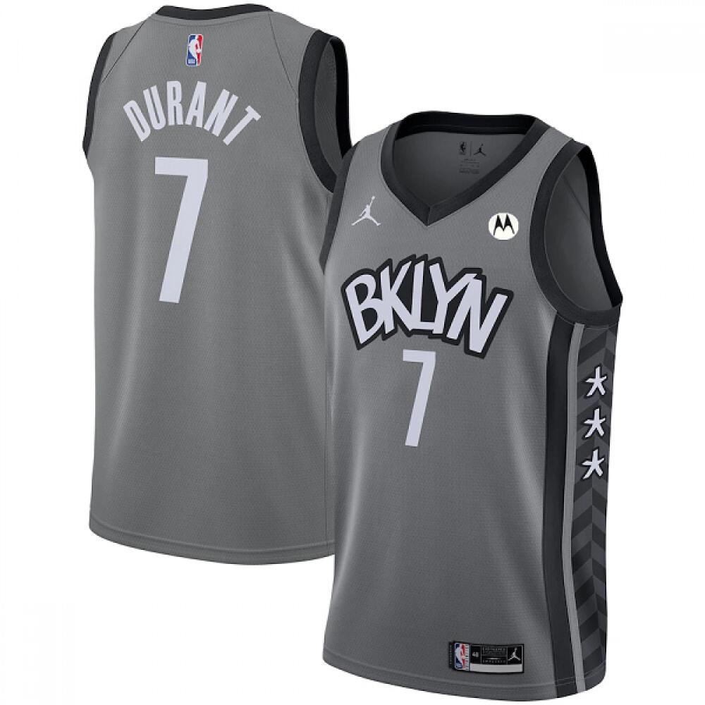 Classic Brooklyn Nets Kevin Durant7 Gray Jersey - Basketball Fan Gear