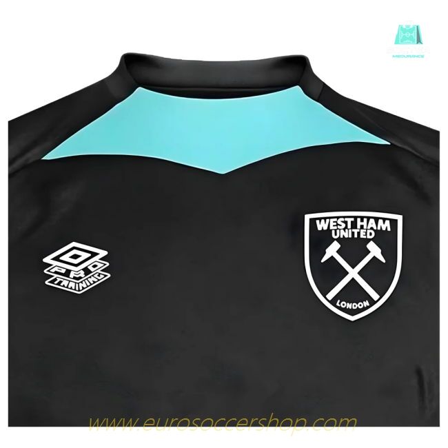 2024-2025 West Ham Training Jersey (Black) - Kids