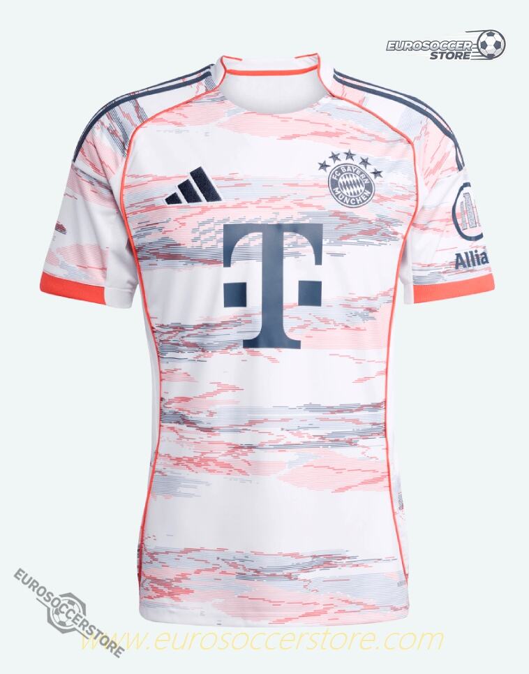 Away Jersey of Pavlović (No. 45) for Bayern Munich in the 25-26 Season