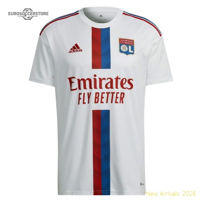 High-Quality 2022-2023 Olympique Lyon Home Shirt (L Paqueta 10)