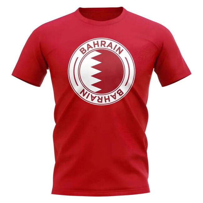 Limited-Edition Bahrain Football Badge T-Shirt (Red) Premium-Quality