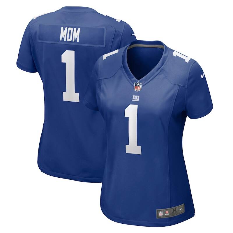 None Number 1 Mom New York Giants Great Value Replica Jersey