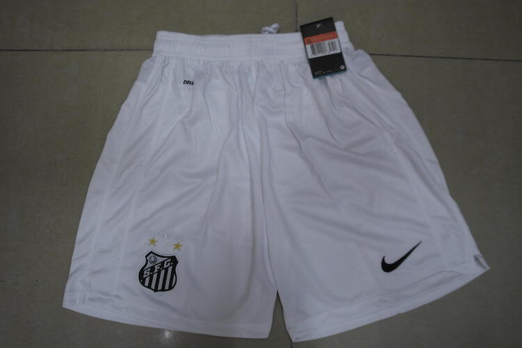 12-13 Santos FC Away BlackWhite Jersey KitShirtShorts - Official