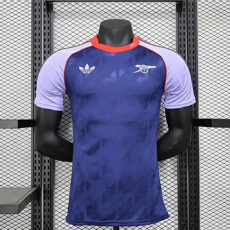 Player Arsenal Purple Retro Model Soccer retro kit