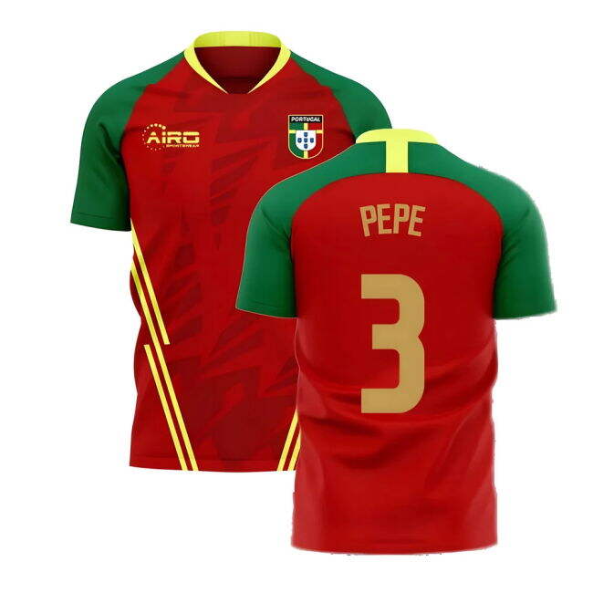 PEPE 3 Pro Style Portugal Home Player Jersey 2025-2026
