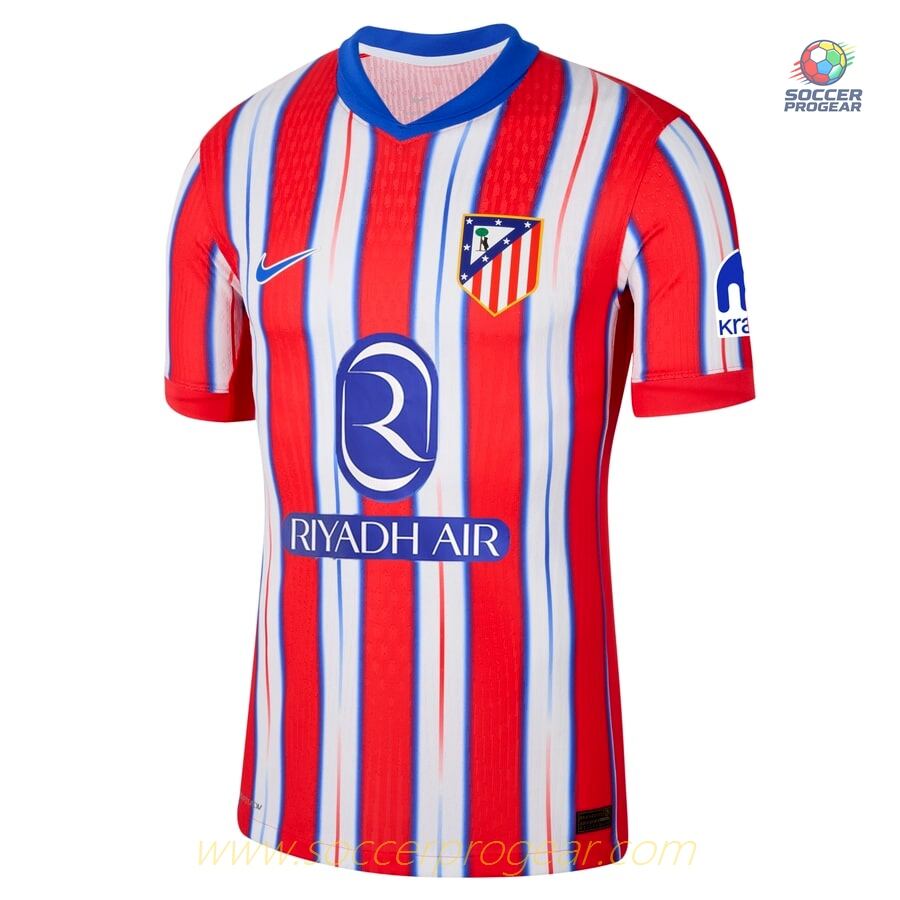 Paul's Atletico Madrid Home Youth' Soccer Uniform Football Jersey 2024-25 Edition