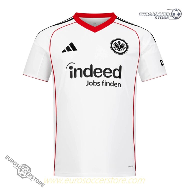 Eintracht Frankfurt's 25-26 Away Jersey featuring HØJLUND with the number 6.