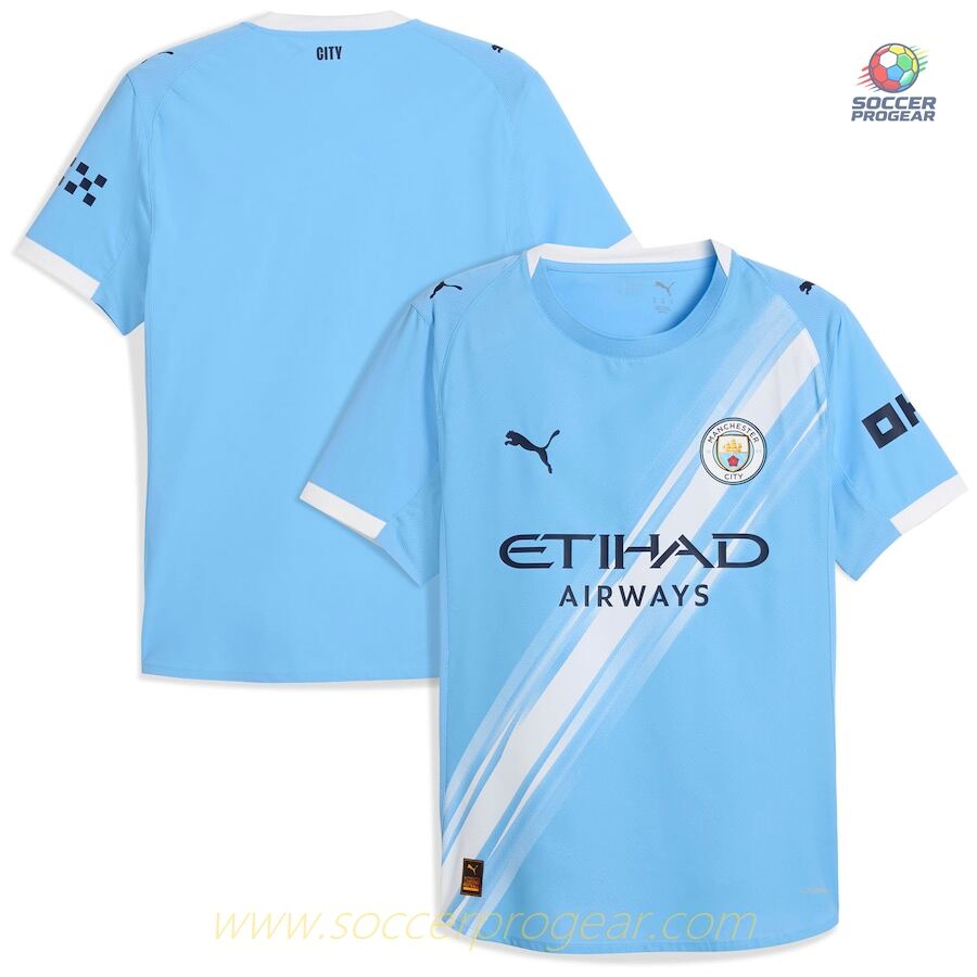 Manchester City Home Match Shirt 2025-26 Edition