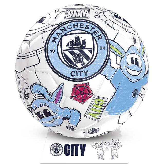 Manchester City FC 'Colour In' Mini Football Set (Fan Favorite)