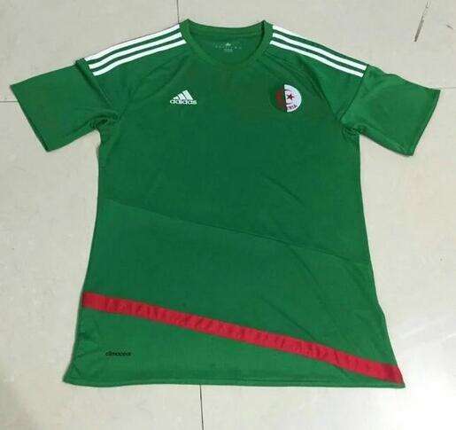 Algeria Away 2016-17 Green Soccer Jersey Shirt - Official Replica